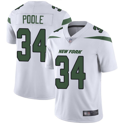 New York Jets Limited White Youth Brian Poole Road Jersey NFL Football #34 Vapor Untouchable
